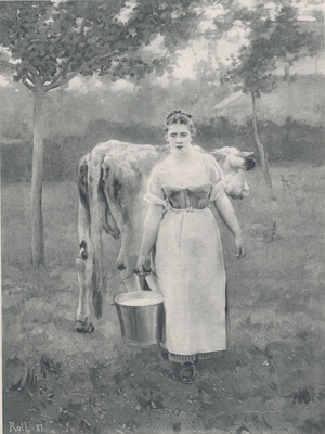 Manda Lametrie, The Farmer's Wife
from the painting by A. Roll